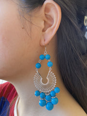 Turquoise Pine Bluff Earrings - SF