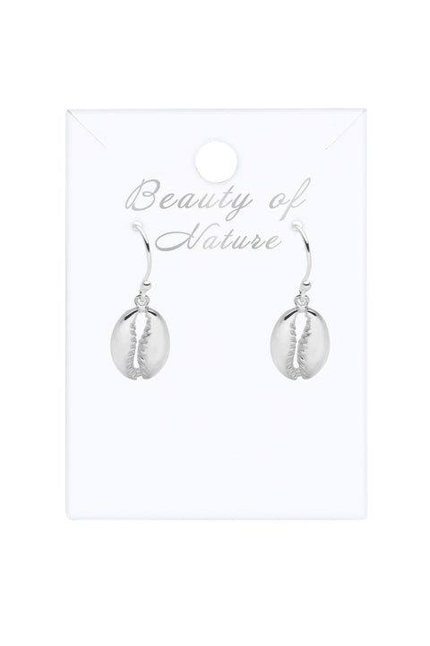 Cowrie Shell Drop Earrings - SF