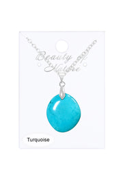 Turquoise Pendant Necklace - SF