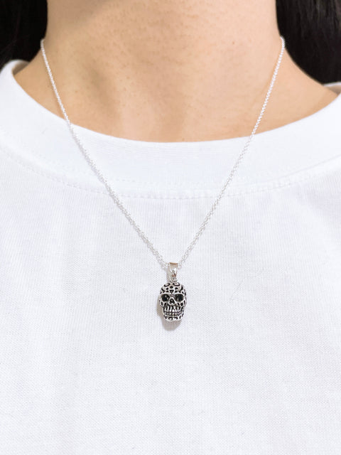 Skull Charm Pendant Necklace - SF