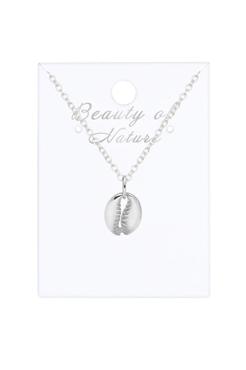 Cowrie shell Charm Necklace - SF