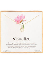 'Visualize' Boxed Charm Necklace - GF