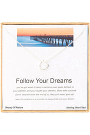 'Follow Your Dreams' Boxed Charm Necklace - SF