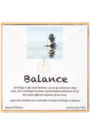 'Balance' Boxed Charm Necklace - SF