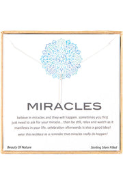 'Miracles' Boxed Charm Necklace - SF