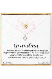 'Grandma' Boxed Charm Necklace - SF