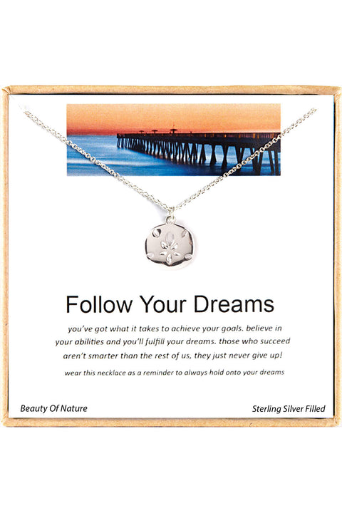 'Follow Your Dreams' Boxed Charm Necklace - SF