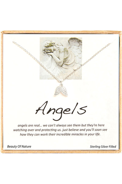 'Angels' Boxed Charm Necklace - SF