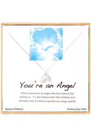 'You're an Angel' Boxed Charm Necklace - SF