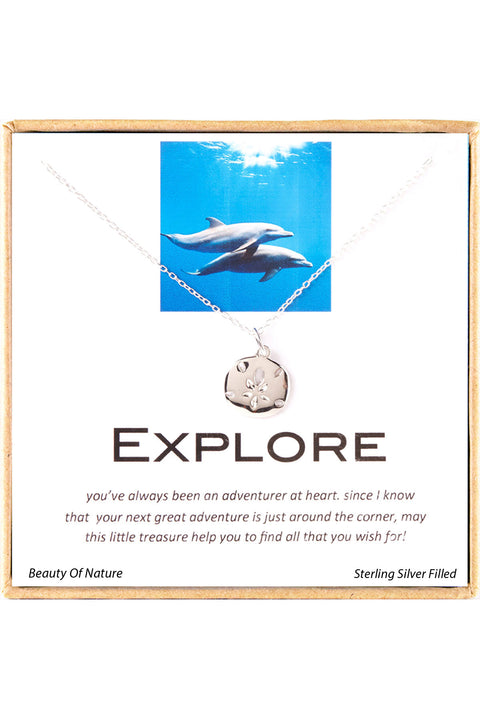 'Explore' Boxed Charm Necklace - SF