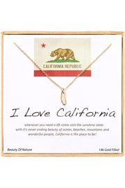 'I Love California' Boxed Charm Necklace - GF