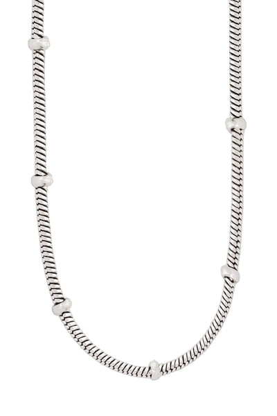 Silver Plated 1mm Bead Chain - SP