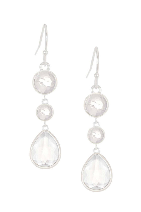 Moonstone Crystal Kylee Earrings - SF