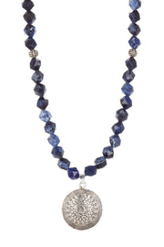 Lapis Mala Beads Necklace - SF