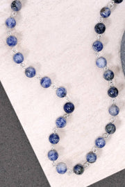 Lapis Mala Beaded Necklace - SF