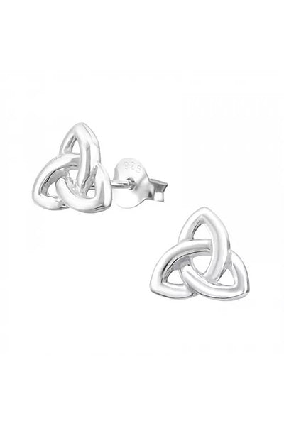 Sterling Silver Sign Ear Studs - SS