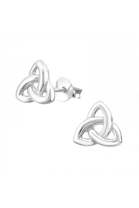 Sterling Silver Sign Ear Studs - SS