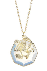 Moonstone Crystal Pendant Necklace - GF