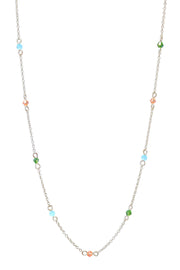 Mixed Austrian Crystal Station Necklace - SF