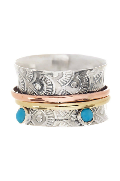 Turquoise Spinner Ring - SF