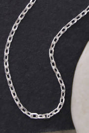 Silver Plated 1.5mm Staple Chain - SP