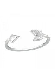 Sterling Silver Arrow Adjustable Toe Ring - SS