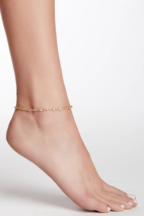 Jessica With Bead Detail Anklet - GF