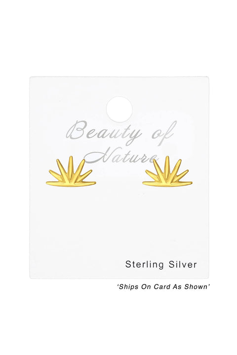 Sterling Silver Spike Ear Studs - VM