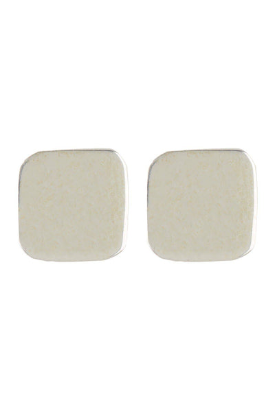 Basic Square Post Earrings - SF
