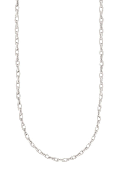 Silver Plated 1mm Cable Chain - SP