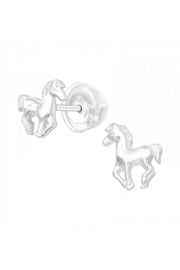 Premium Sterling Silver Horse Ear Studs - SS