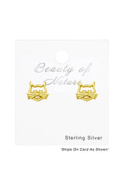 Sterling Silver Cat Ear Studs - VM