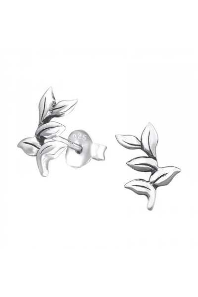 Sterling Silver Branch Ear Studs - SS