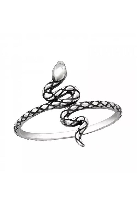 Sterling Silver Snake Ring - SS