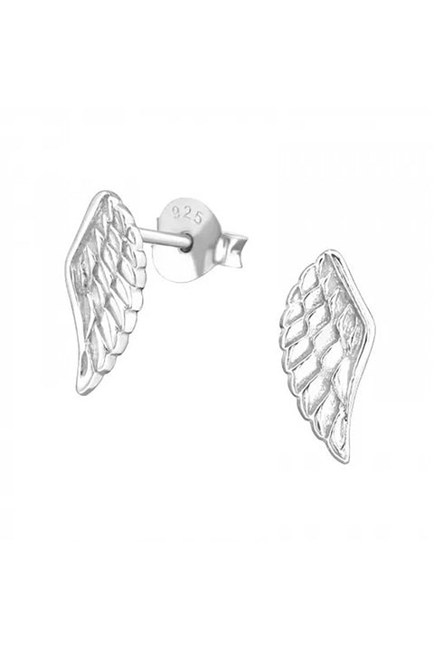 Sterling Silver Wing Ear Studs - SS