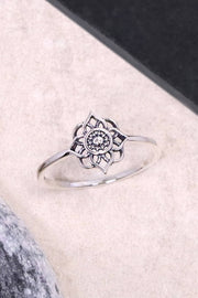 Sterling Silver Mandala Ring - SS