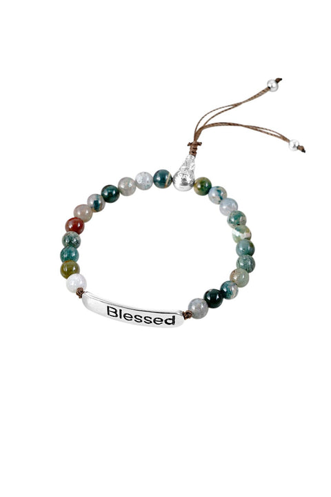 Mixed Jasper Mala Beads Bracelet - SF