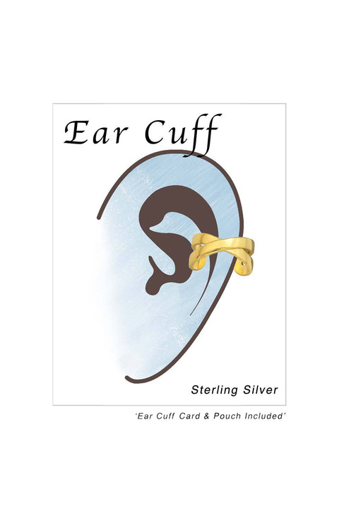 Sterling Silver Cross Ear Cuff - VM