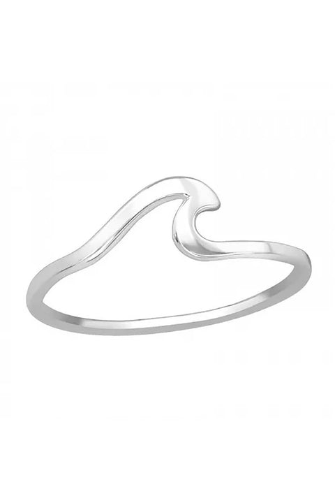 Sterling Silver Wave Ring - SS