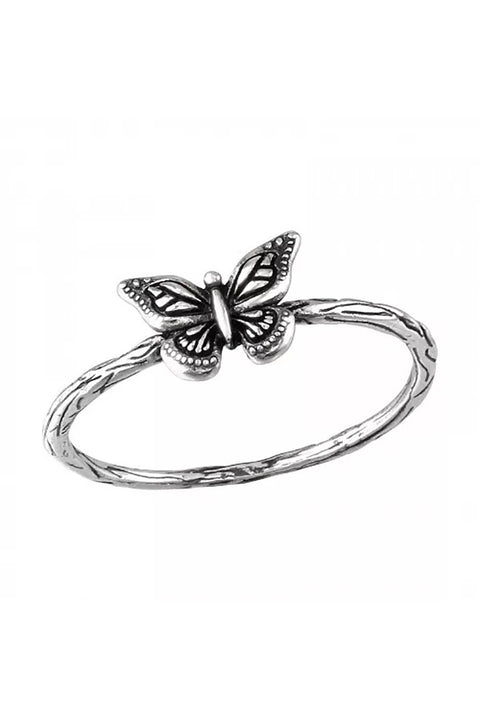 Sterling Silver Butterfly Ring - SS