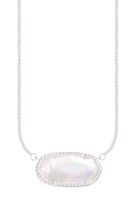 Mother Of Pearl Pendant Necklace - SF