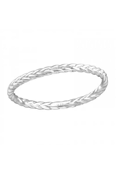 Sterling Silver Braid Ring - SS