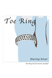 Sterling Silver Mesa Adjustable Toe Ring - SS