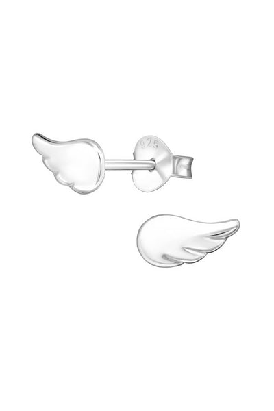 Sterling Silver Wing Ear Studs - SS