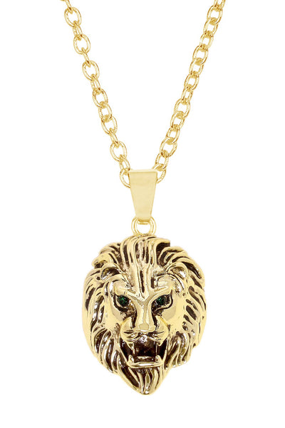 Lion Pendant Necklace - GF