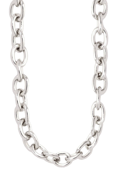 Silver Plated 4mm Cable Chain - SP