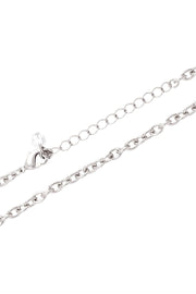 Silver Plated 4mm Cable Chain - SP