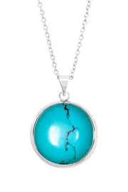 Turquoise Pendant Necklace - SF