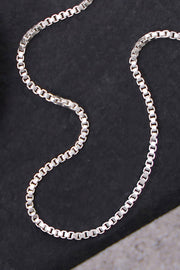 Silver Plated 1.2mm Box Chain - SP