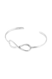 Sterling Silver Infinity Cuff Bracelet - SS